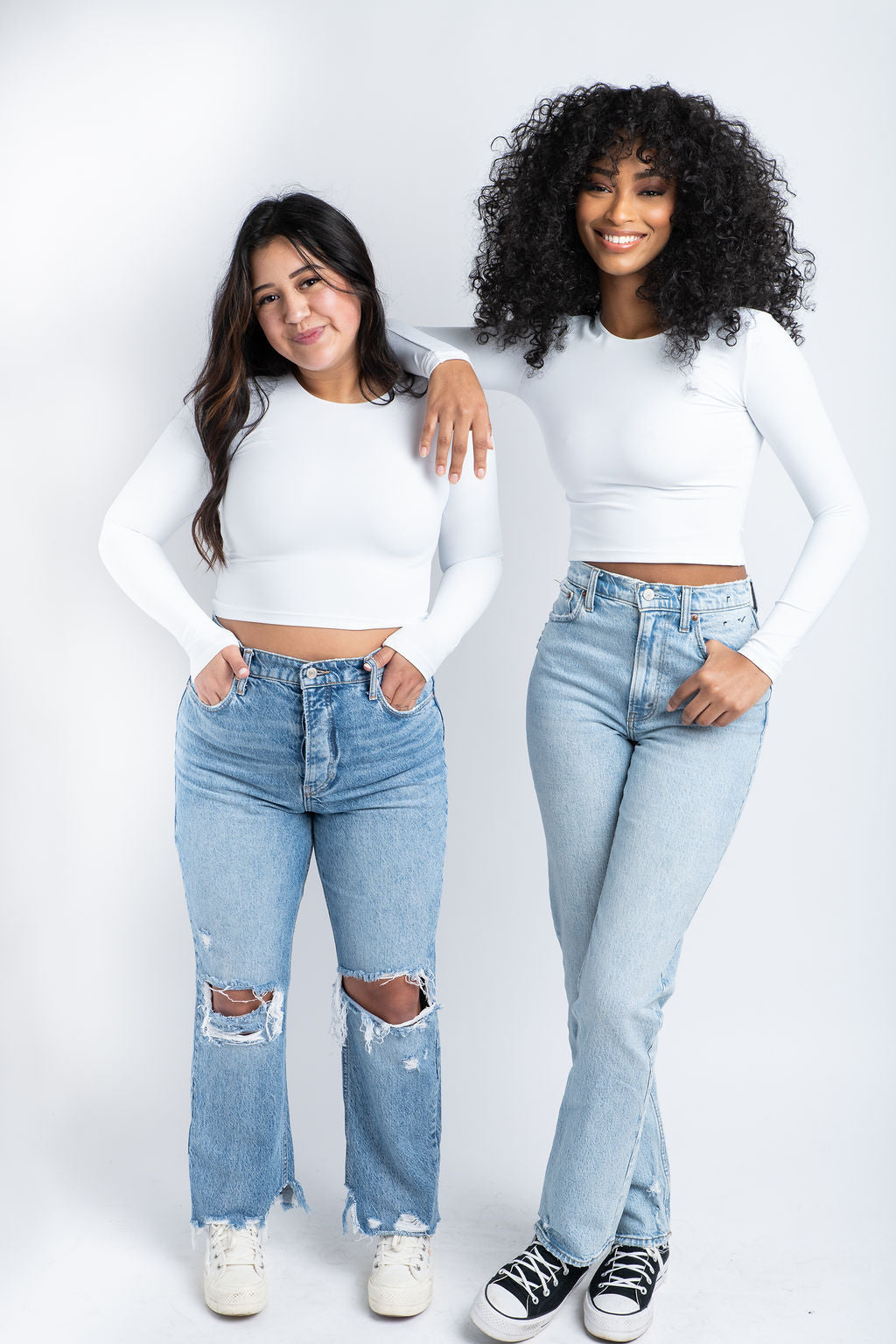 Boba Huggie Long Sleeve Crop Top