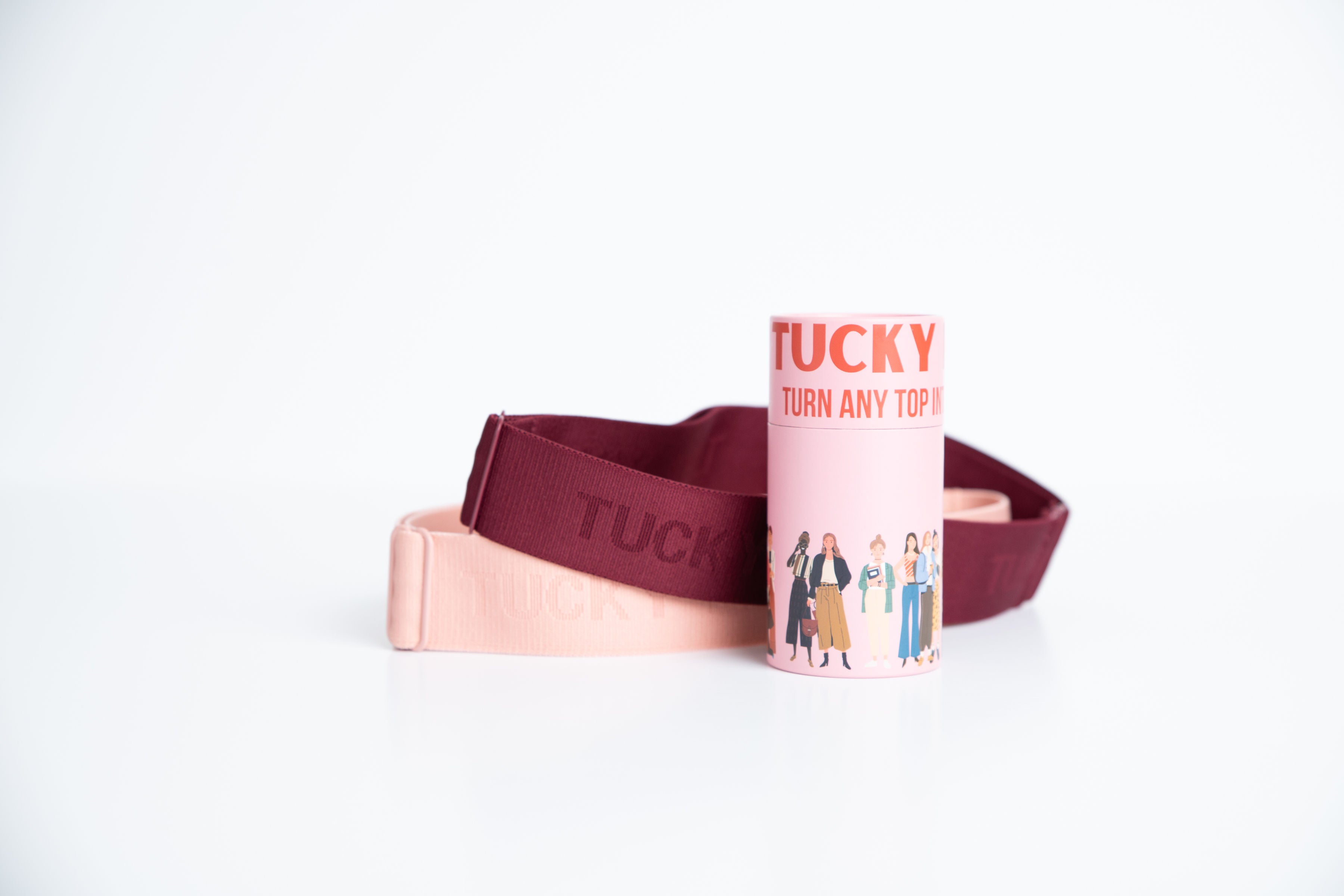 Stop tucking your tops into your bra and start using the Tucky Belt. T